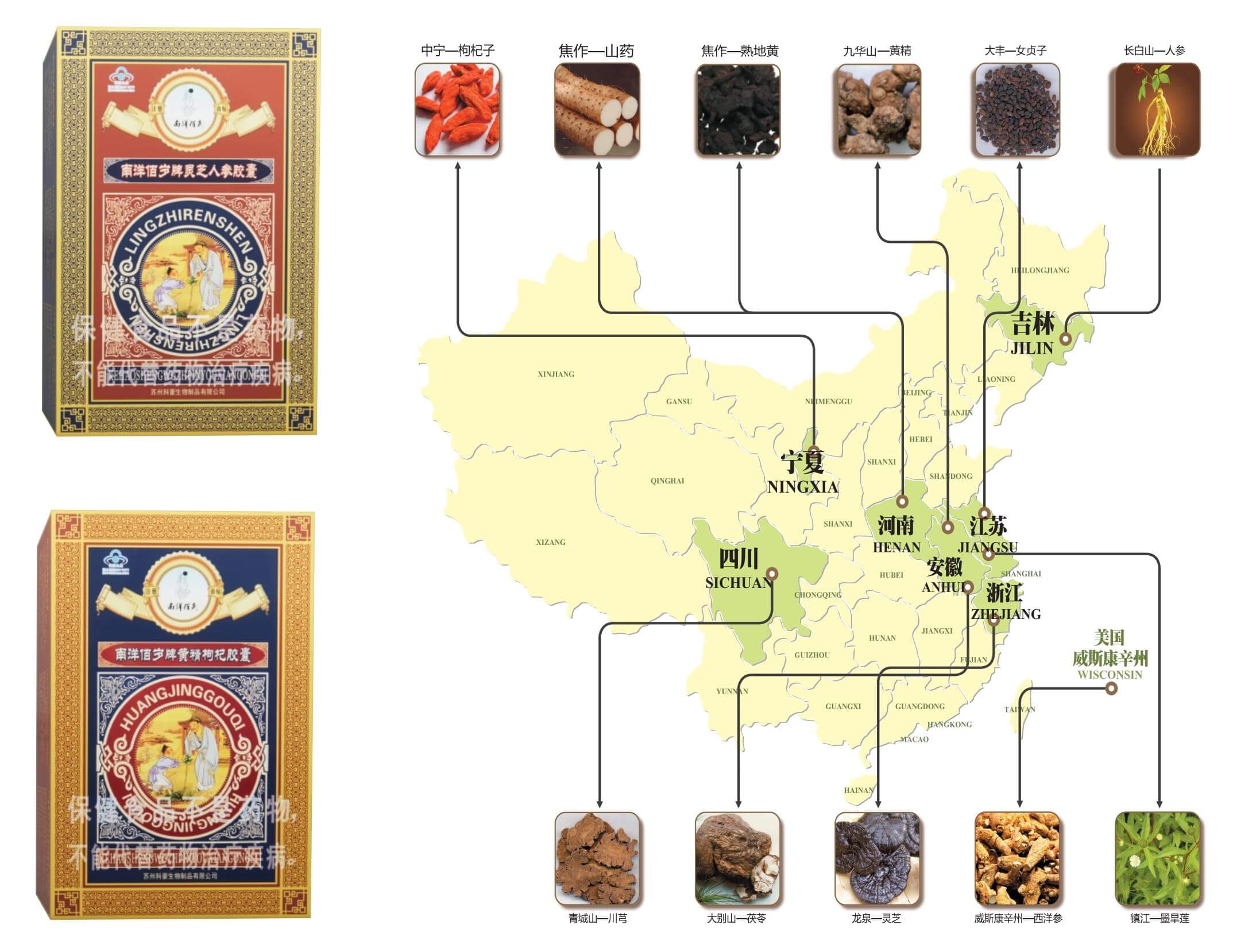 原料分布地图
